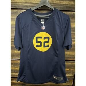 Nike On Field Clay Matthews #52 Green Bay Packers Retro Navy NFL Jersey Size XL